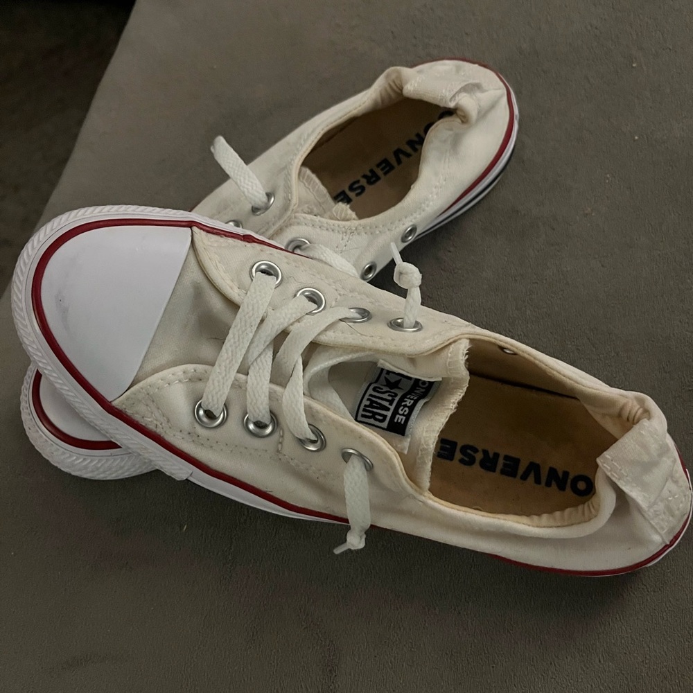 White Converse Chuck Taylor Sneakers